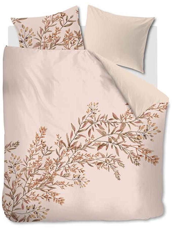 Snoozing Brocade Dekbedovertrek - Extra breed - 260x200/220 cm - Soft Pink