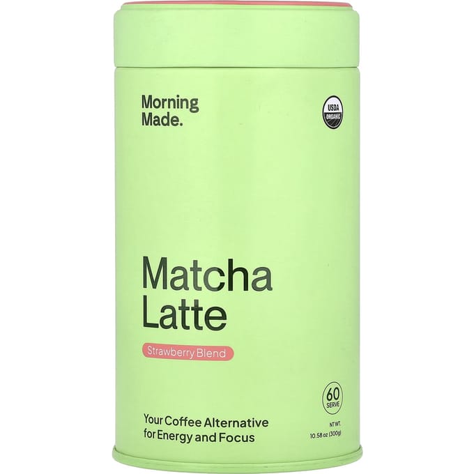 Ochtend Creatie, Matcha Latte, Aardbeien Mix, 240g (8,46 oz) beige