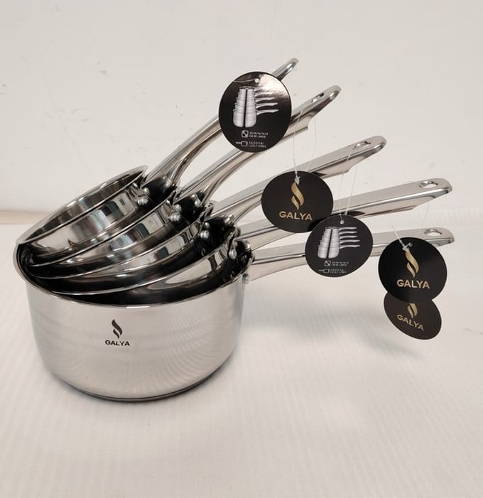 Galya cookware pannenset 5 delig - Galya cookware Set de casseroles 5 pièces