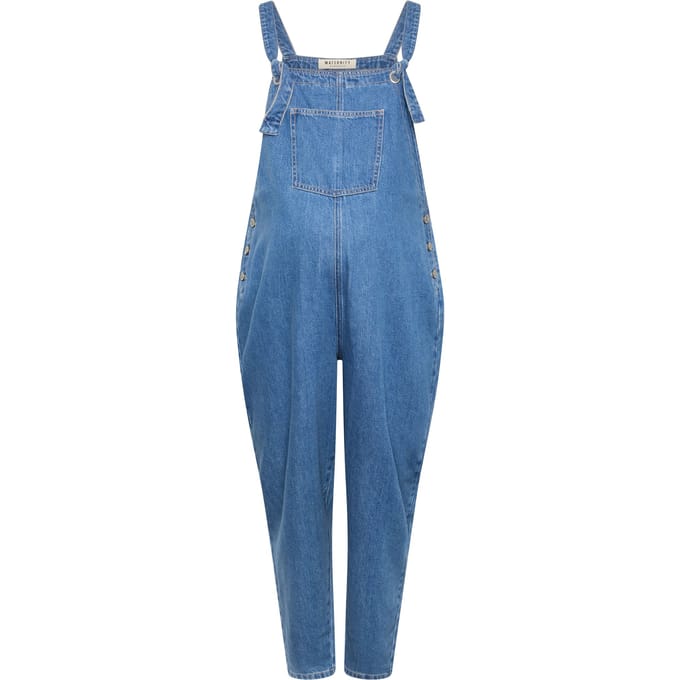Bump It Up Maternity Blauwe Denim Tuinbroek Size 48