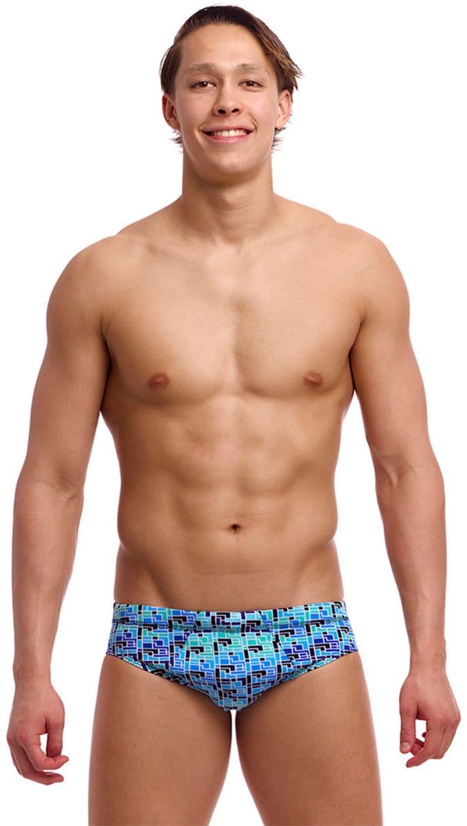 Funky Trunks Seamed Zwemslip Blauw AUS 38 Man