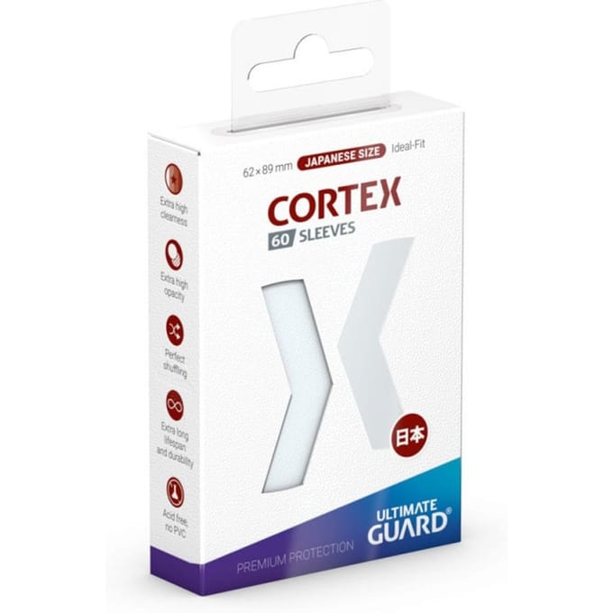 Ultimate Guard 60 Cortex Sleeves Japanse maat helder