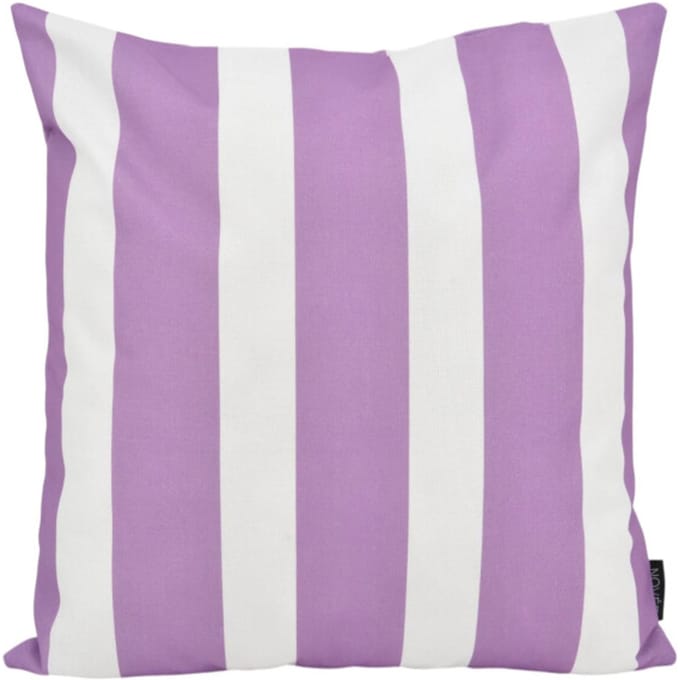 NOVÉE Sierkussen streep paars outdoor | 45 x 45 cm | katoen/polyester