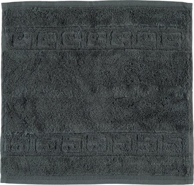 CAWÖ Noblesse Uni Washandje - Antraciet - 30x30