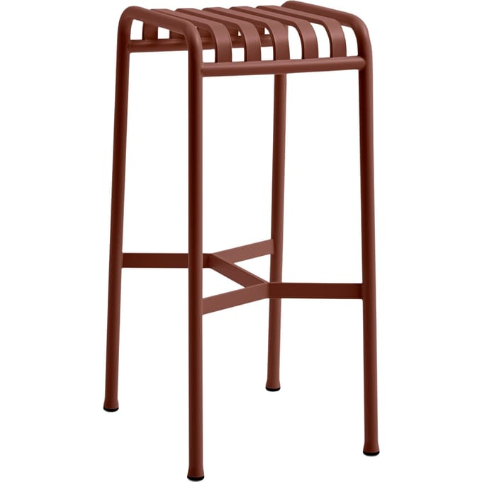 HAY Palissade Bar Stool - iron red