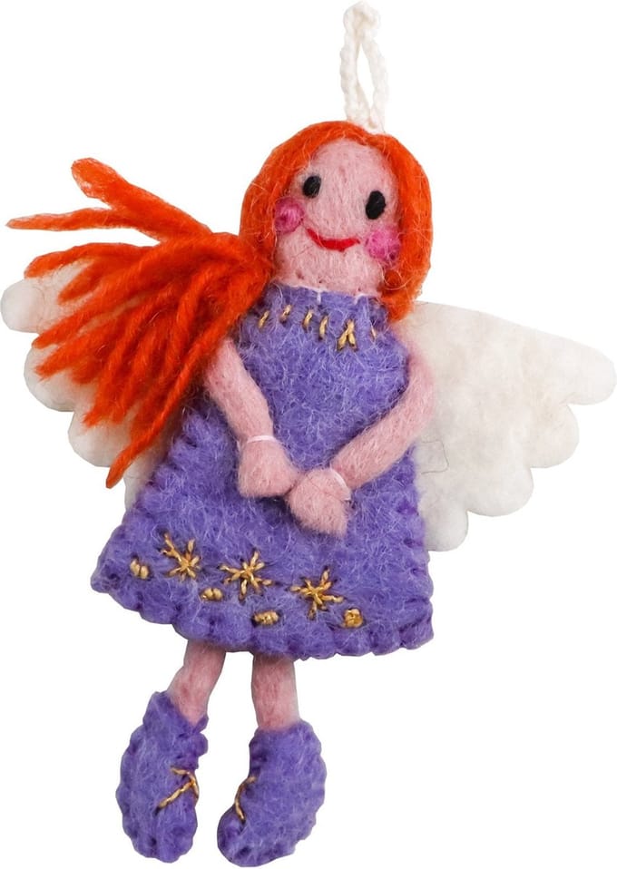 Return to Sender Beschermengel Angel of the world - Paars