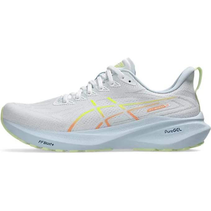 ASICS GT 2000 13 Wit Oranje Lime Heren Sneakers 1011B861-100 44 white
