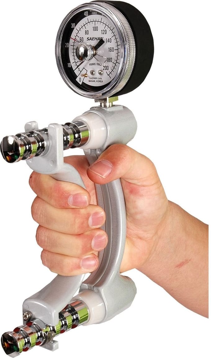 Hand dynamometer hydraulisch | Knijpkracht meter | Analoog | Saehan