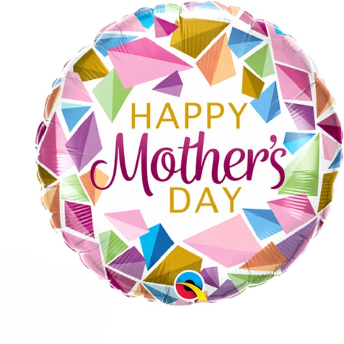 folieballon - happy moother's day - 46 cm rond