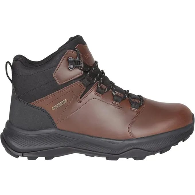Mountain Warehouse Heren Exploratie Leder Waterdichte Wandelschoenen (Bruin)