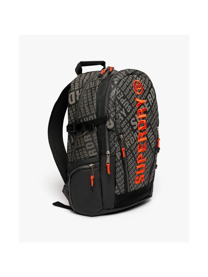 Superdry Tarp Aop Backpack black aop reflective
