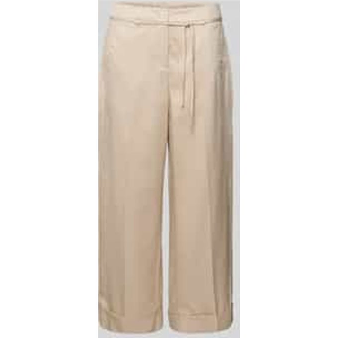 wide leg broek met strikceintuur model 'Meeri bloom'