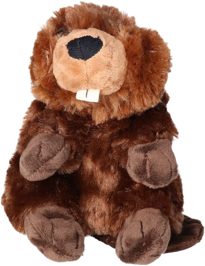 Wild Republic bever knuffel - 20 cm - bruin - pluche dieren