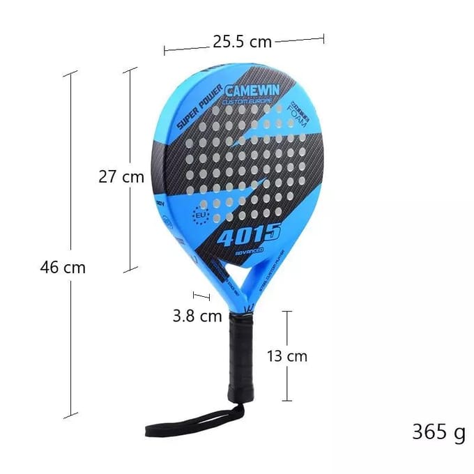 Koolstofvezel Beach Tennis Beginner Tennisrackets black