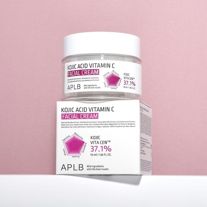 APLB Kojic Acid Vitamine C Gezichtscrème 55ml #55ml 1PCS white