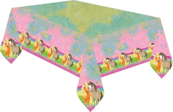 Amscan by Riethmuller - Riethmüller - Tafelkleed Pretty Pony (plastic) - 120 x 180 cm