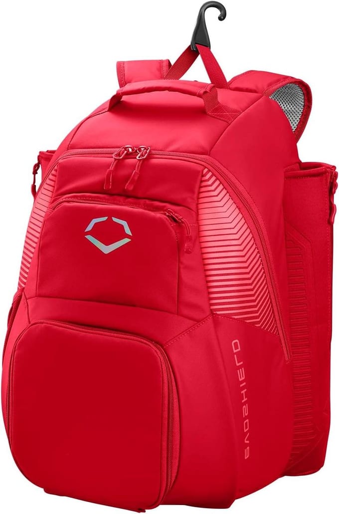 Sporttas - Honkbaltas - Sportuitrusting - Ruim Compartiment - 52 cm - Rood