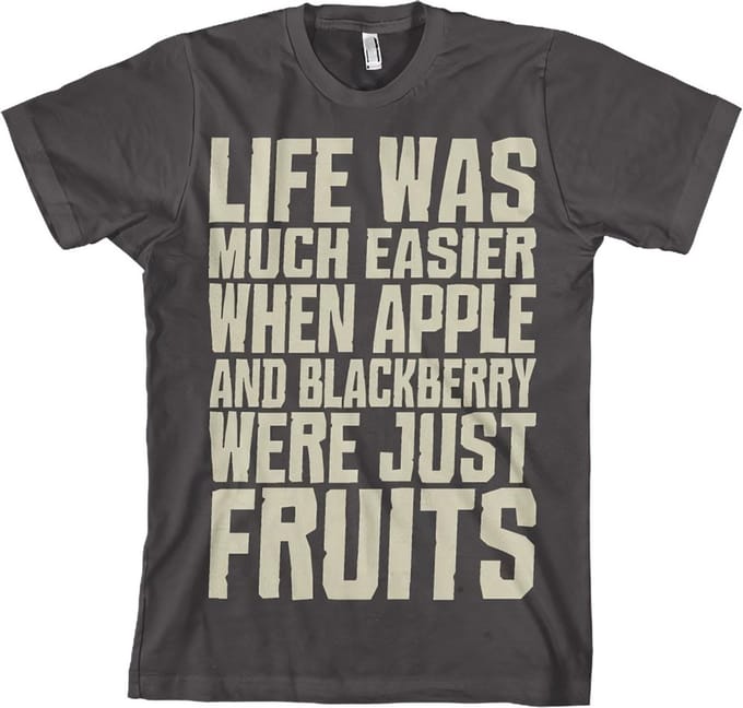 Hybris Life Was Easier... T-shirt donkergrijs
