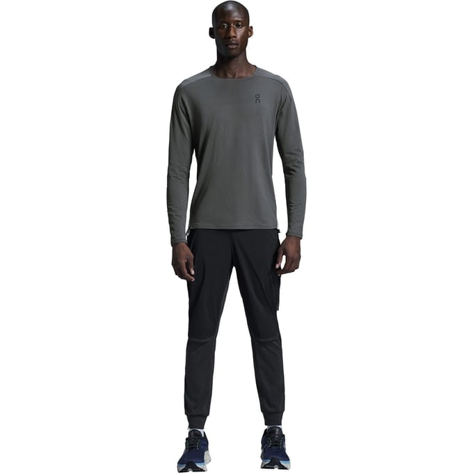 On Performance Lg-t 2 M Eclipse | Silver Maat: XXL | Sport Shirts Outlet | Heren | Grijs