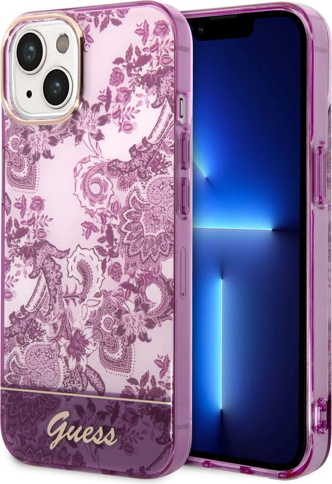 GUESS GUHCP14MHGPLHF iPhone 14 Plus 6.7" fuchsia/fuschia hardcase Porcelain Collection
