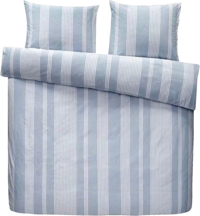 Homéé dekbedovertrekset  chambray Lits-jumeaux 240x200/220 cm +2 slopen 100% percale Katoen