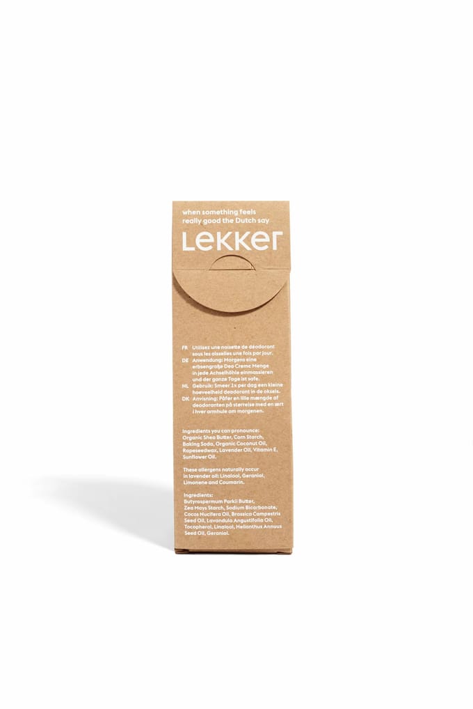 The lekker company deodorant -  Lavendel - 30 ML