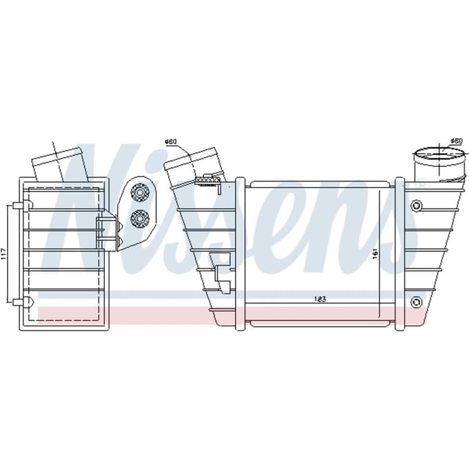 Intercooler NISSENS 96746