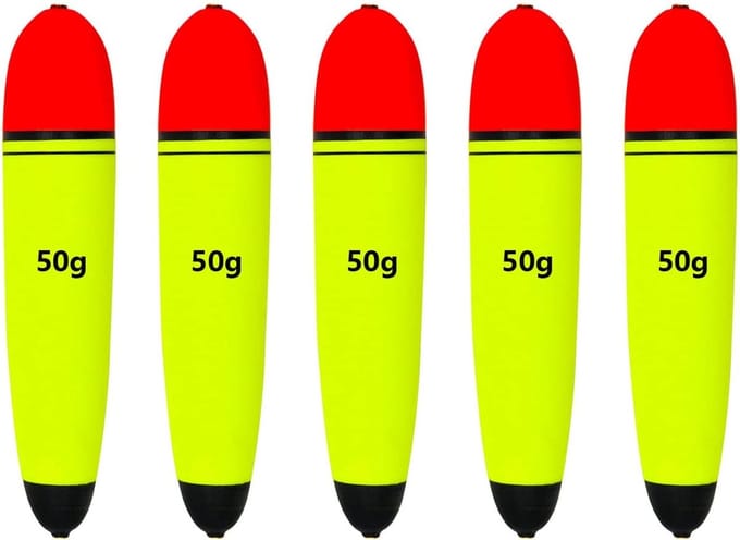 Visdrijvers Set - Dobbers Schuivers - Zeevissen Vissen - Set van 5 stuks - 7.8oz 2.5oz