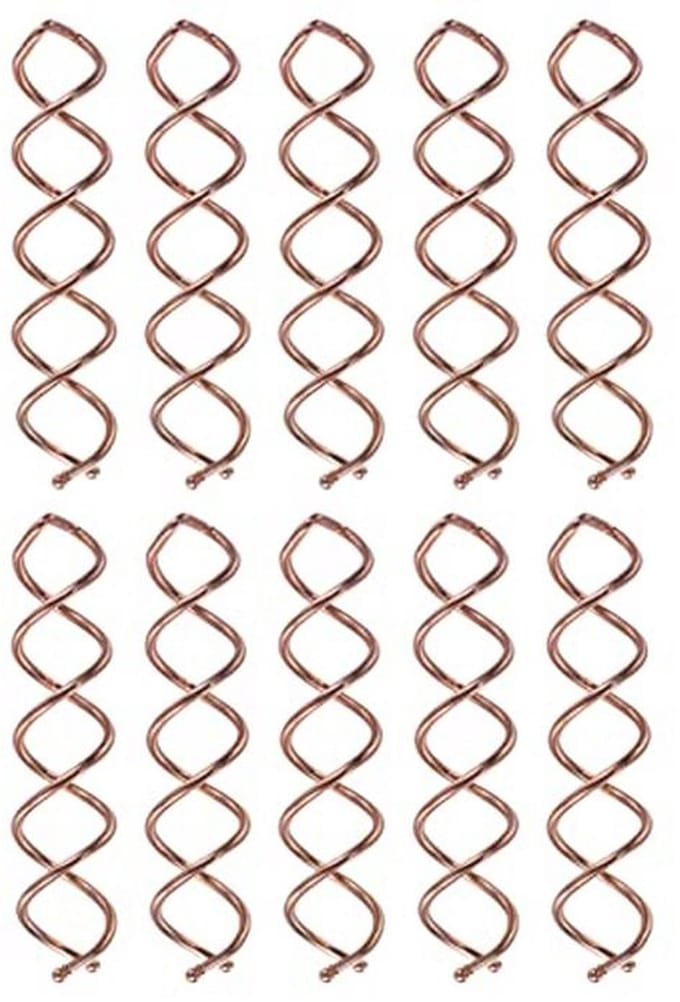 10 Spiral Haarspelden voor Perfecte Buns in Goud - Duurzaam en Compact