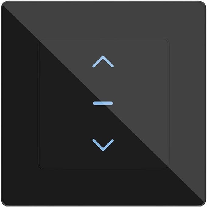 Slimme Rolluikschakelaar - Gordijn Controller - Huis Automatisering - Overbelastingsbescherming - 80x80mm - Wit