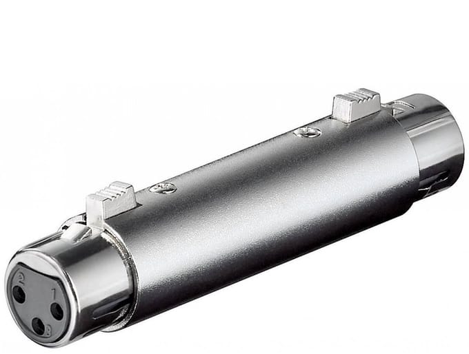 Pro XLR Adapter 3pin XLR M - XLR F