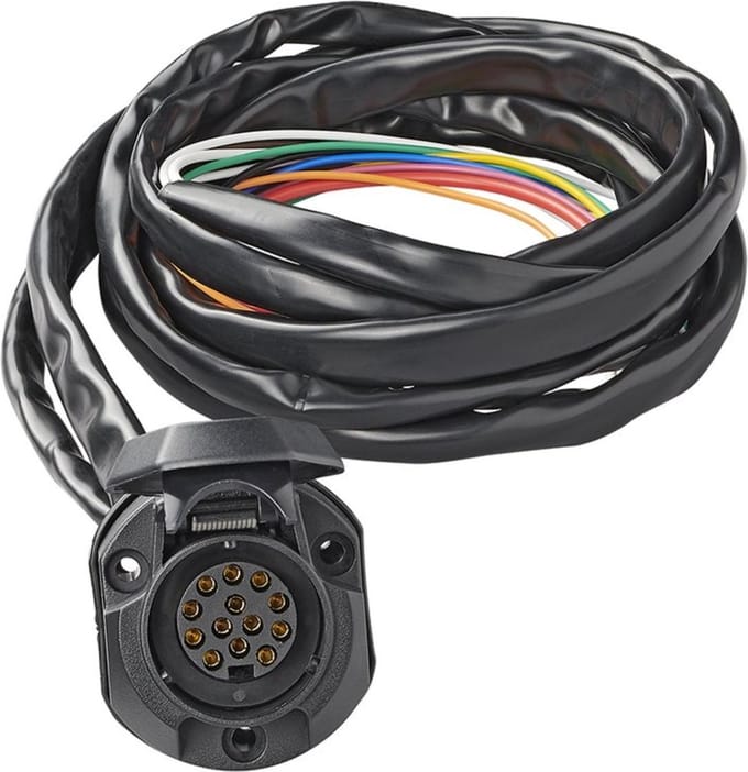 ProPlus Trekhaakkabelset - 13-polig - Bajonetsluiting - 1,5 meter - PVC