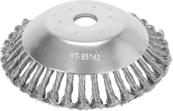 YATO Universele Stalen onkruidborstel Ø20 cm - Asdiameter 25,4 mm