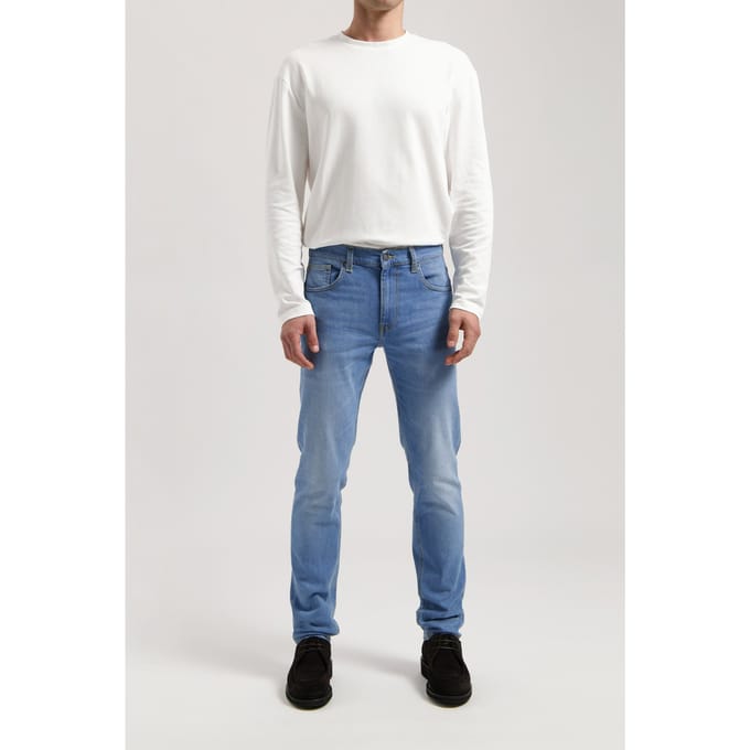 Mud Jeans Daily Mid Tapered Old Stone Größe: W38L32 | Slim Jeans Outlet | Herren