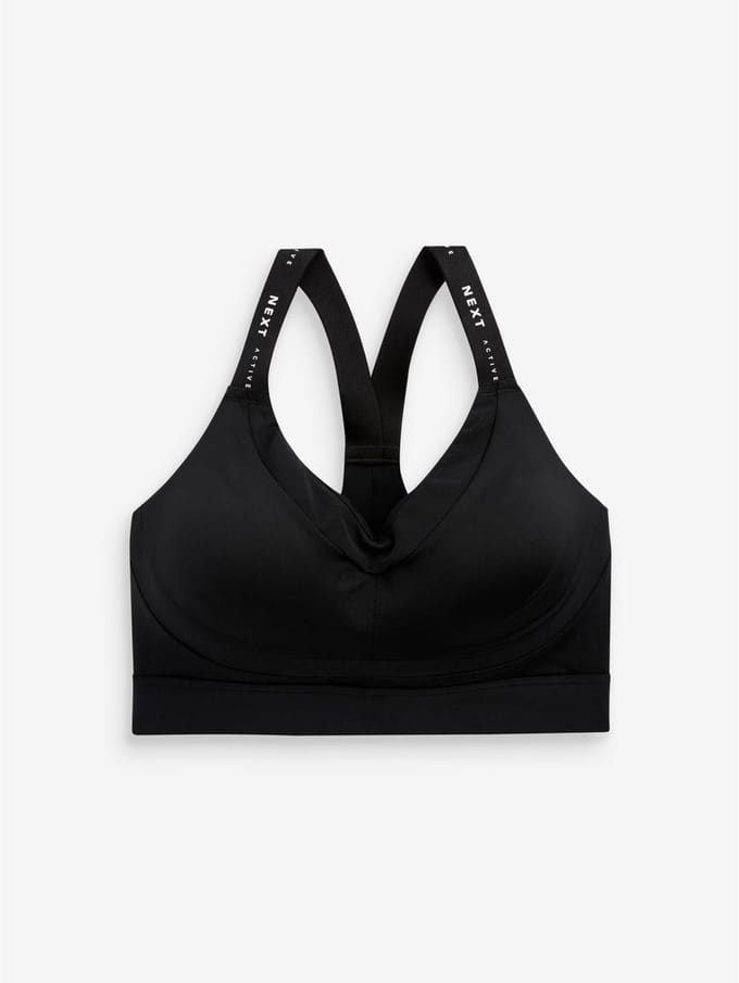 Next - Dames - Active high-impact Dry Tech B-G sportbeha - Zwart