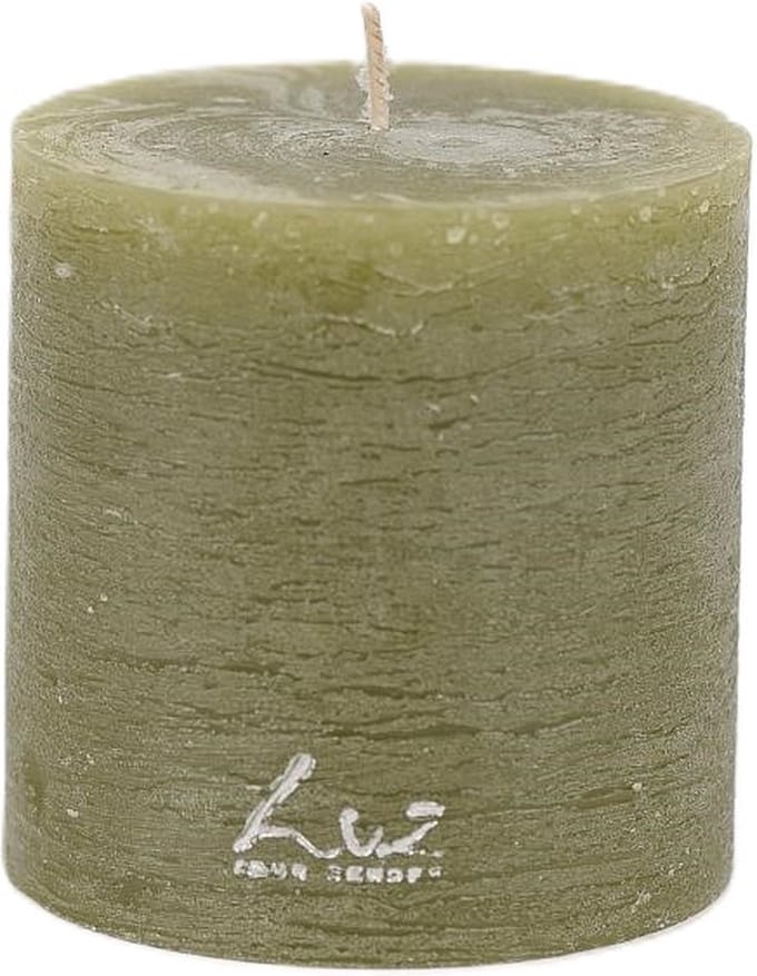Rasteli Luz Your Senses Stomp Kaars Groen D 9 cm H 9 cm