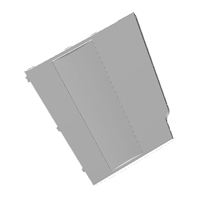 AEG zijpaneel, links, wit, 546.5x806mm 1463508364