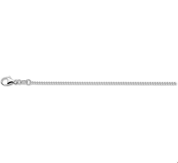 Zilver Gerhodineerde Collier gourmet 1 1306147 42 cm