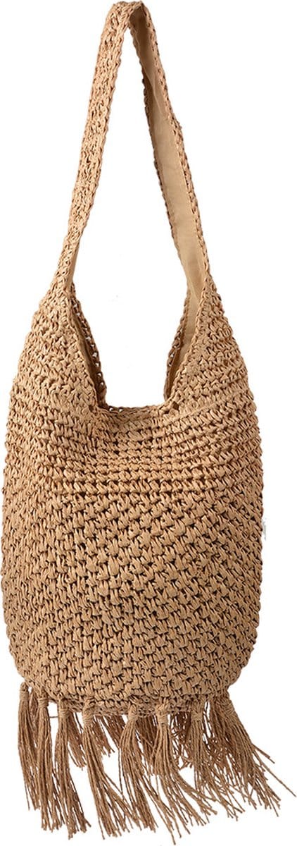 Clayre & Eef Strandtas 35x35 cm Bruin Synthetisch