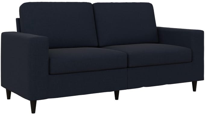 Cooper-Sofa 3-zits - Blauw Linnen