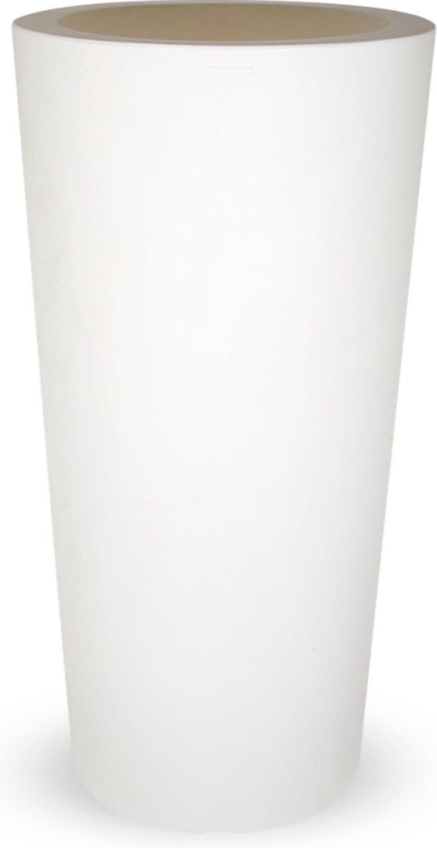 HTT - Bloempot Tony, rond, H96 cm, wit
