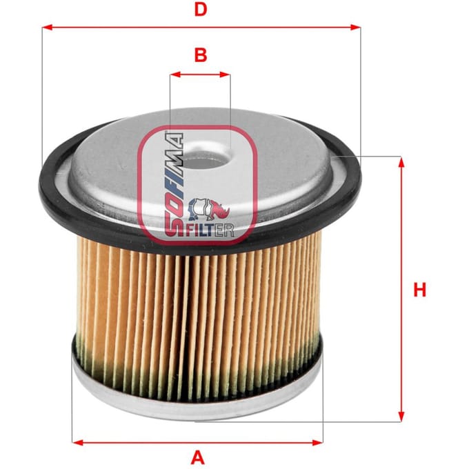 Brandstoffilter SOFIMA S0422N