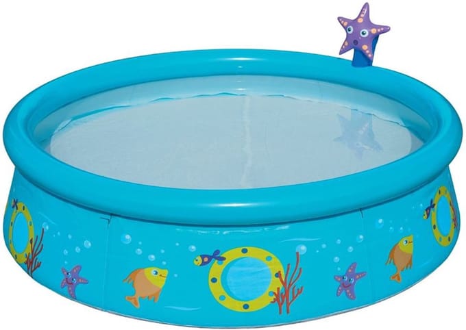 Bestway kinderzwembad lichtblauw 1,52mx32cm