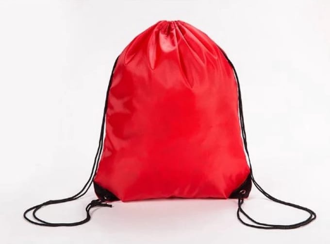 Go Go Gadget - Gymtas - Met Rijgkoord - 12Liter - Rood