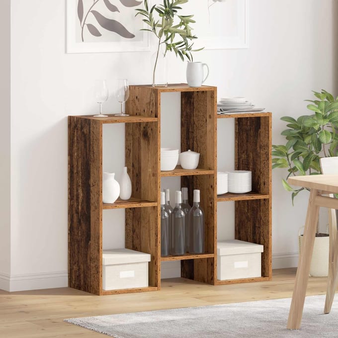 vidaXL - Dressoir - Oudhout - 90 - x - 30 - x - 90 - cm