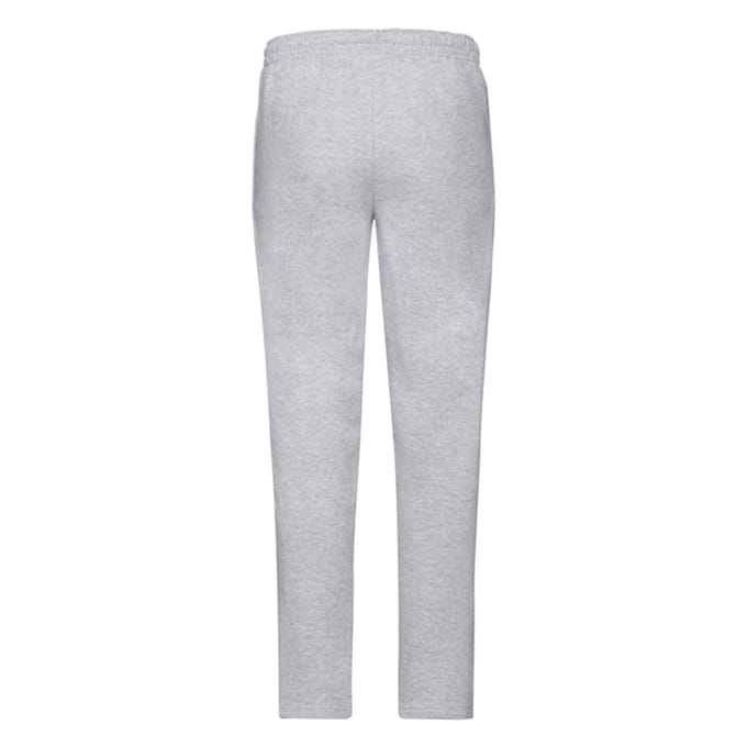 Fruit of the Loom Heren Classic Heather Open Hem Joggingbroek (Heide Grijs)