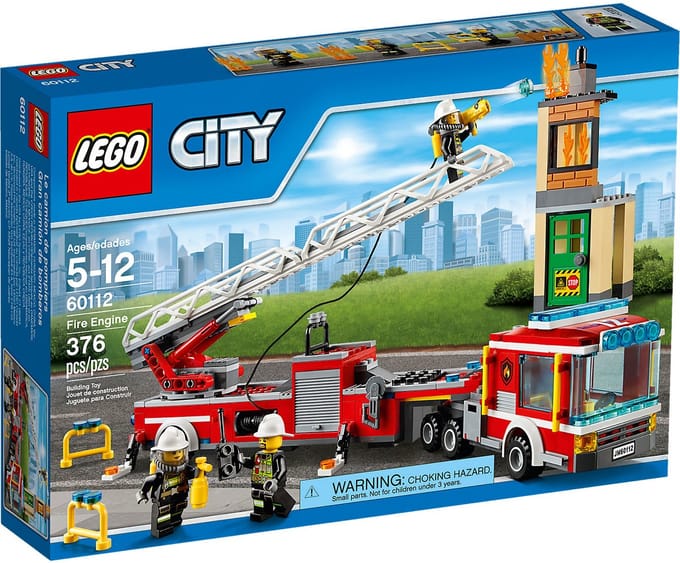 LEGO City Fire Engine, Bouwpakket, 5 jaar, 376 stuk(s)