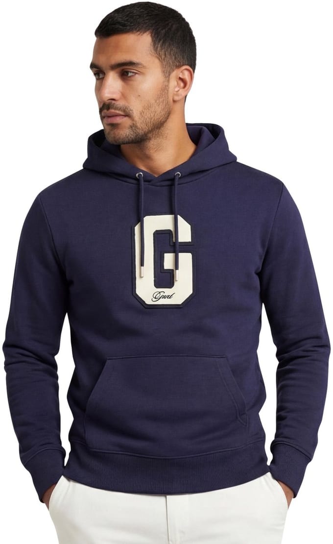 Gant Hoodie donkerblauw