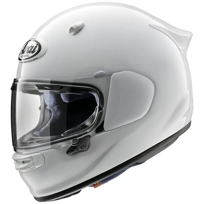 Volle motorhelm Arai Quantic Diamond White