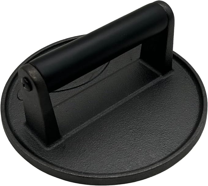Vleespers - Grill Pers - Hamburgers Drukken - Hittebestendig Handvat - 18.5cm Diameter